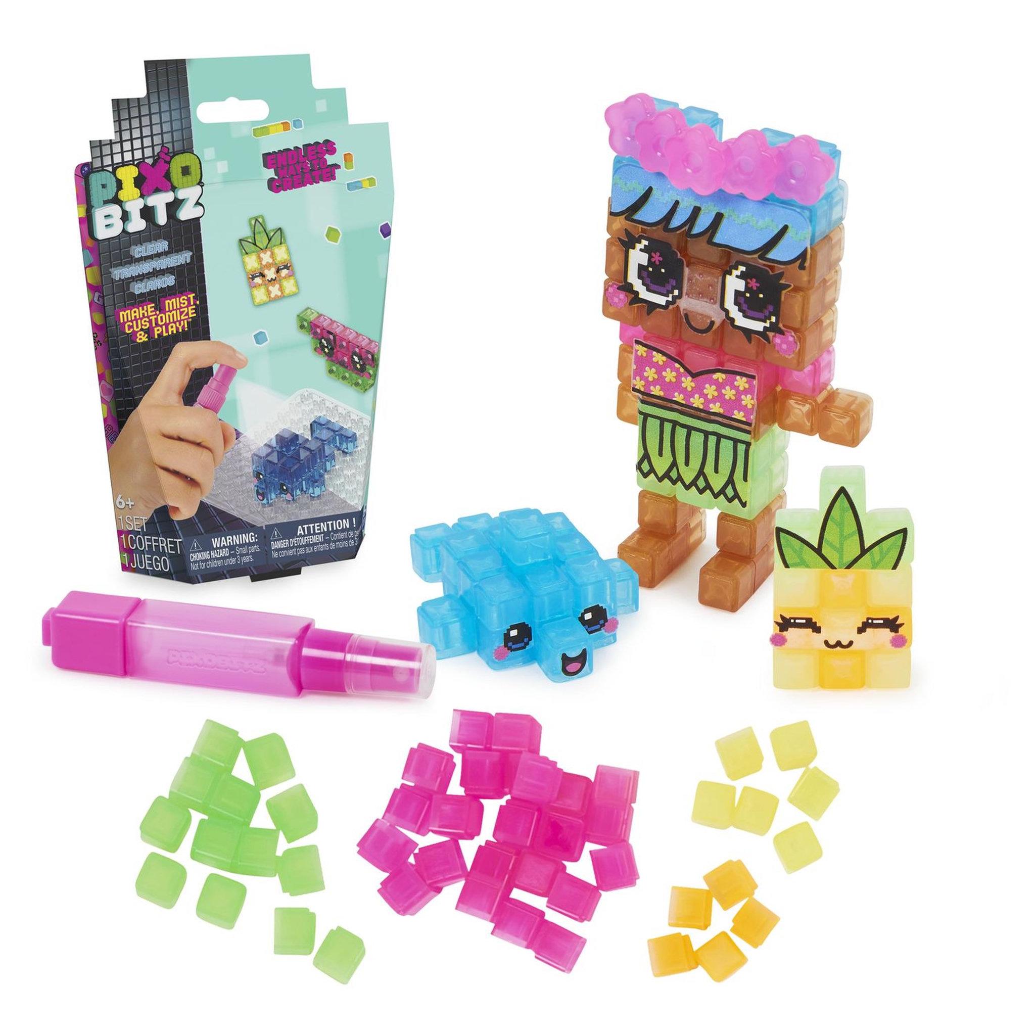 Voir la diapositive 2 : SPIN MASTER Coffret Créations PIXOBITZ