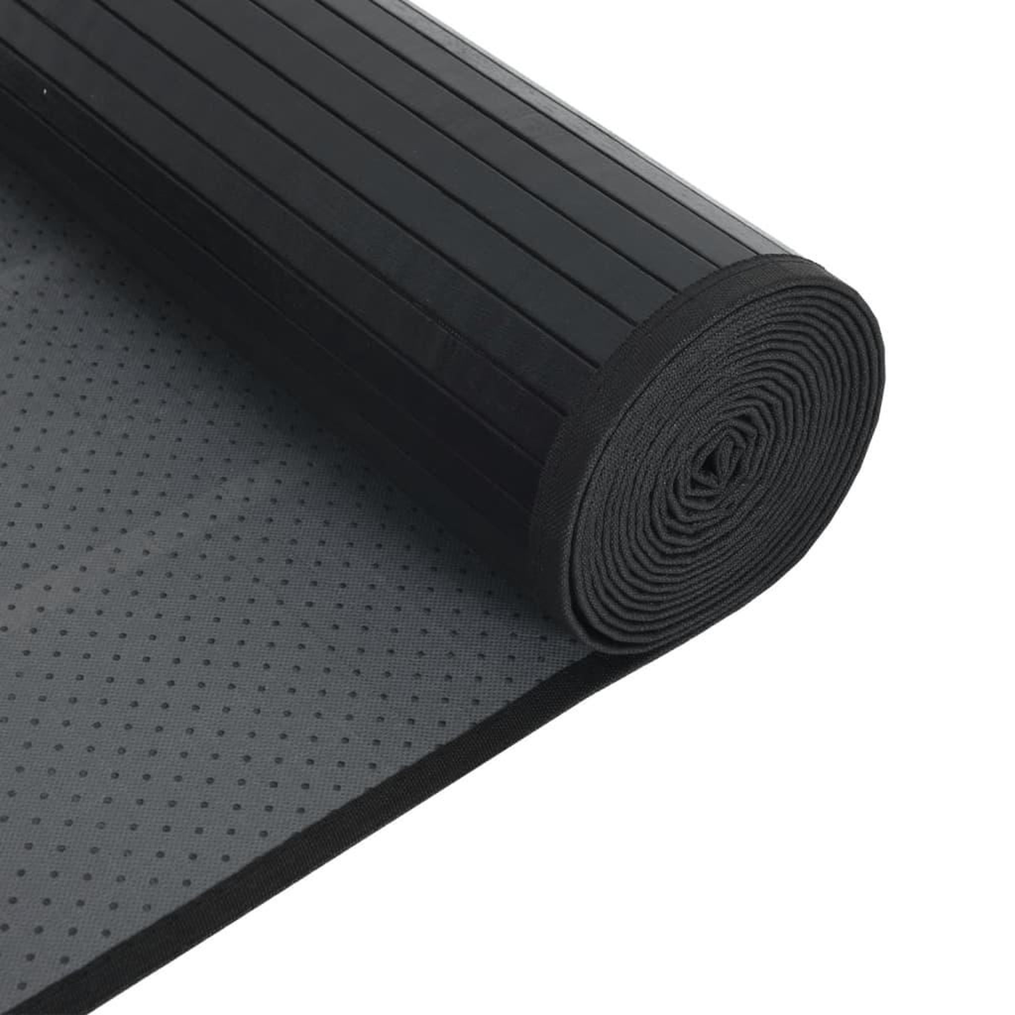 Voir la diapositive 5 : VIDAXL Tapis rectangulaire noir 70x300 cm bambou