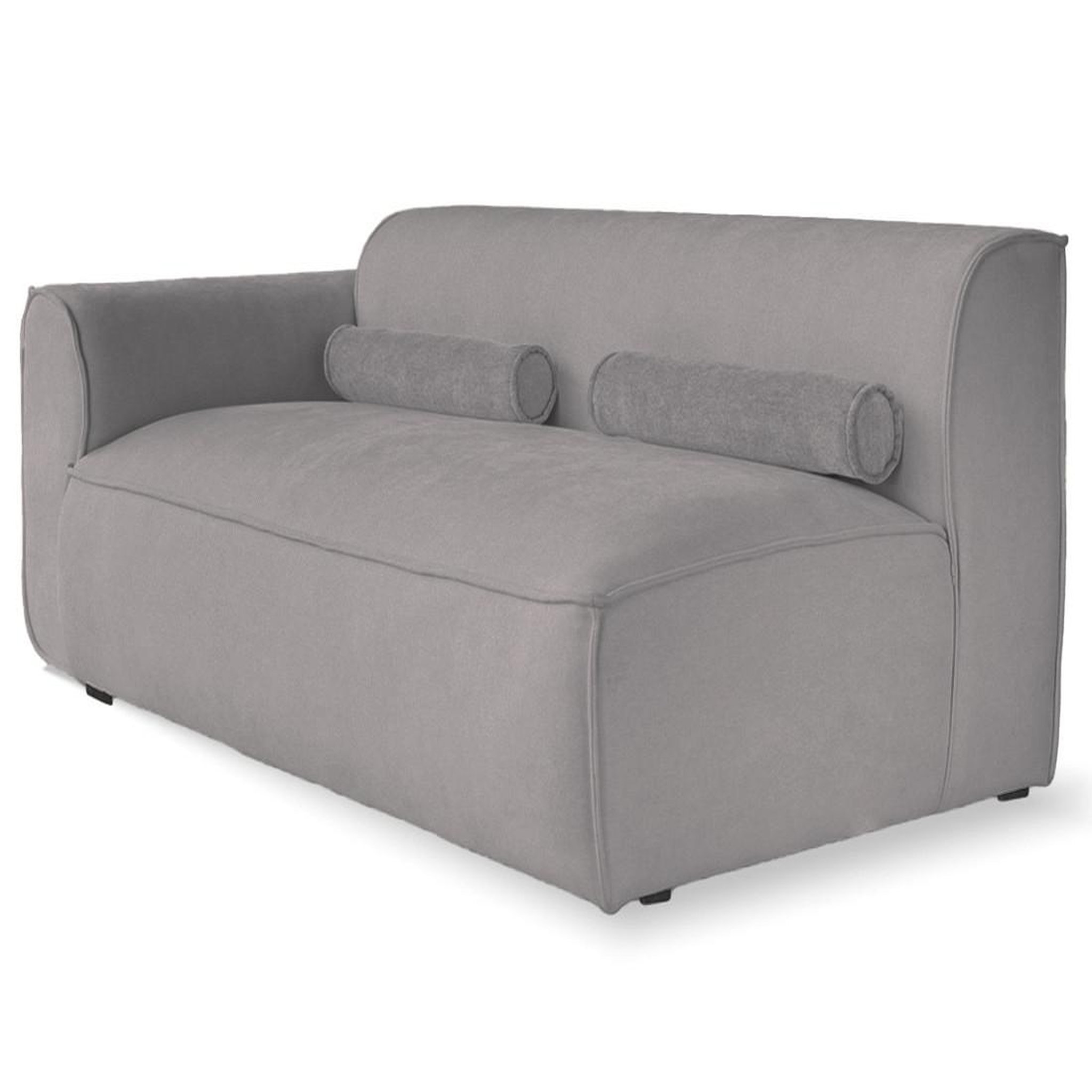 Voir la diapositive 1 : BEST MOBILIER Felix - module d'assise gauche en tissu texturé