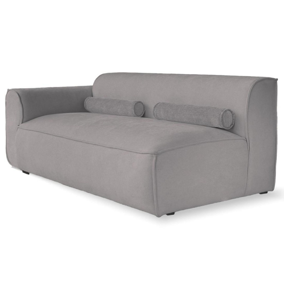 BEST MOBILIER Felix - module d'assise gauche en tissu texturé