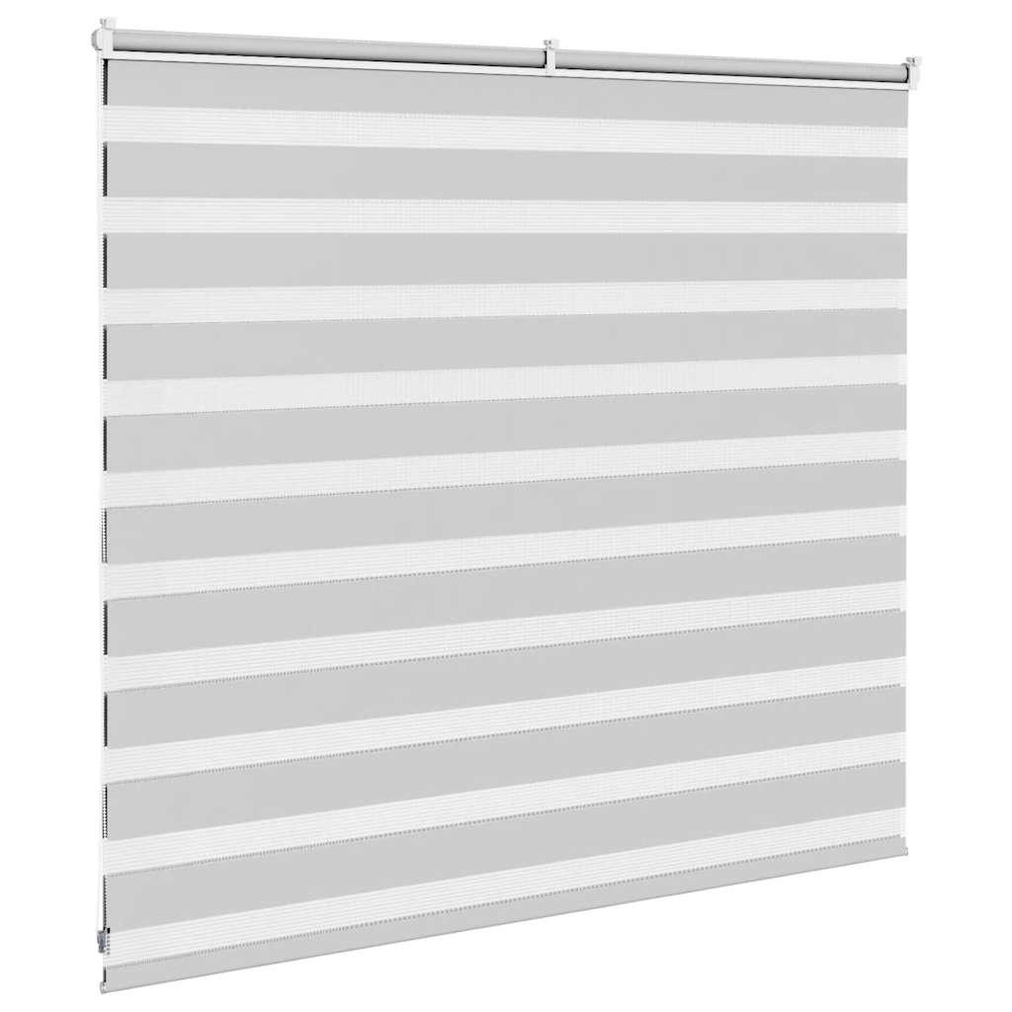 Voir la diapositive 4 : VIDAXL Store zebre gris clair largeur du tissu 160,9 cm polyester