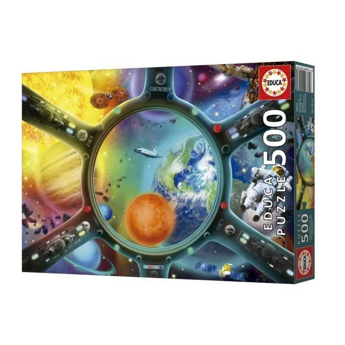 EDUCA Puzzle - EDUCA - Promenade Spatiale - 500 pieces - Theme Science et espace - Dimensions 48x34 cm