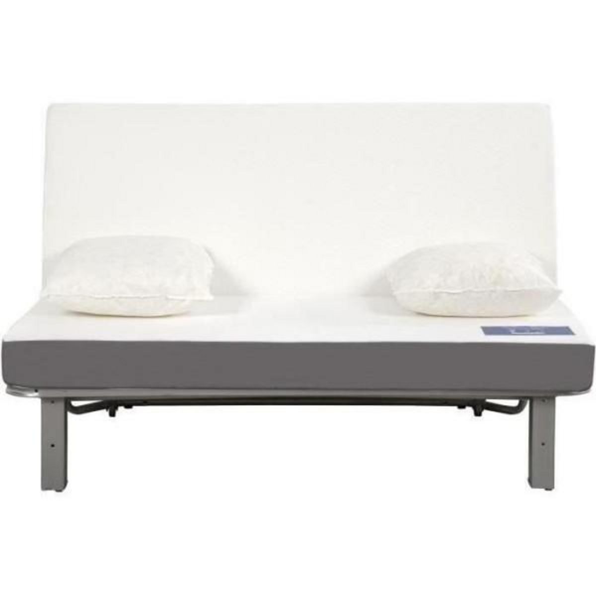 DUNLOPILLO DUNLOPILLO Banquette BZ 2 places - Gris - ReVEUR