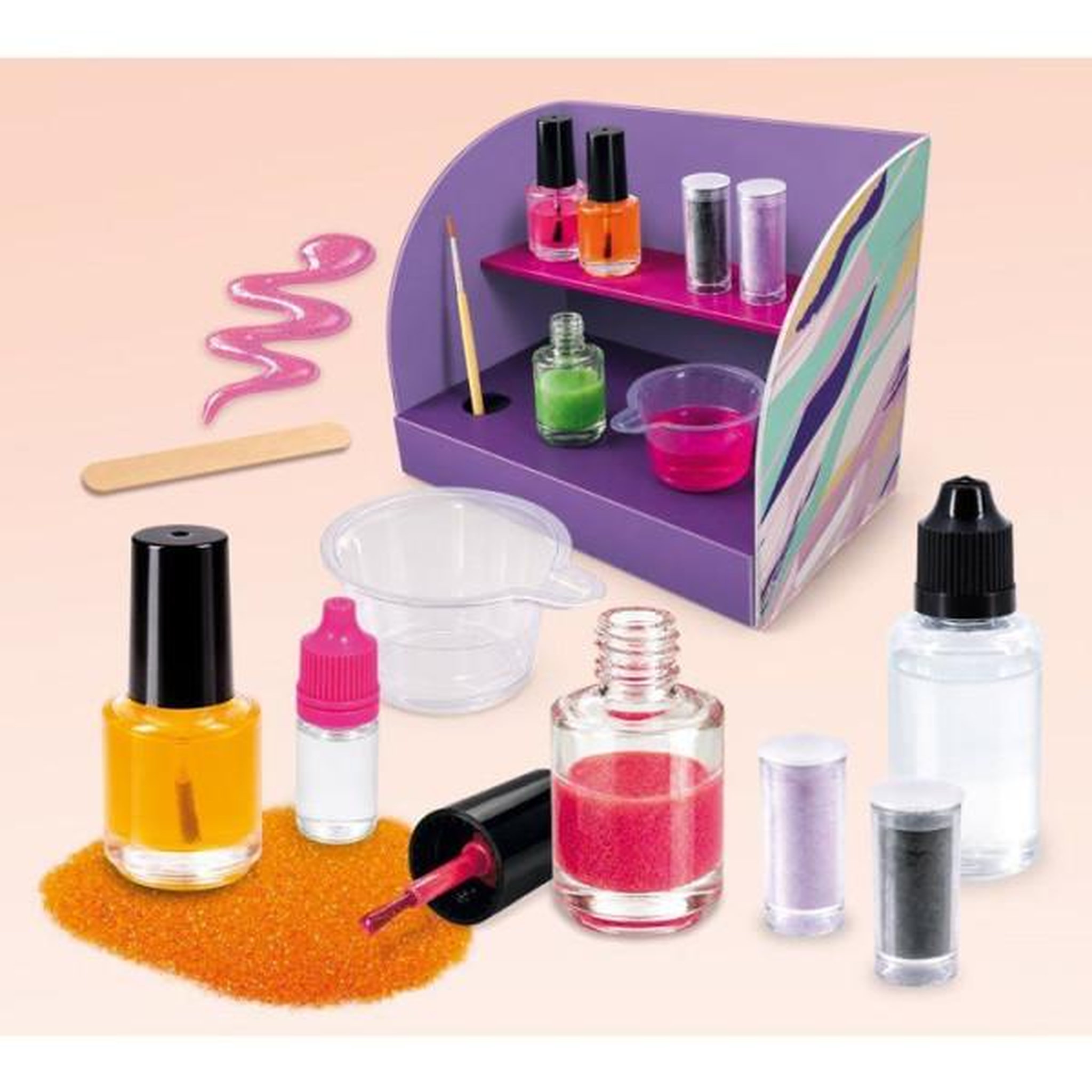 Voir la diapositive 2 : LISCIANI GIOCHI I'm A Genius La Science des Vernis - Coffret scientifique - LISCIANI - Création de vernis colorés