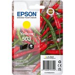 Epson Cartouche d'encre Originale 503 Jaune (Yellow) Série Piment - C13T05A44010