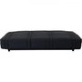 Voir la diapositive 6 : MARKET24 Banquette clic clac 3 places - tissu Noir - Style contemporain - L 193 x P 92 cm - LENA