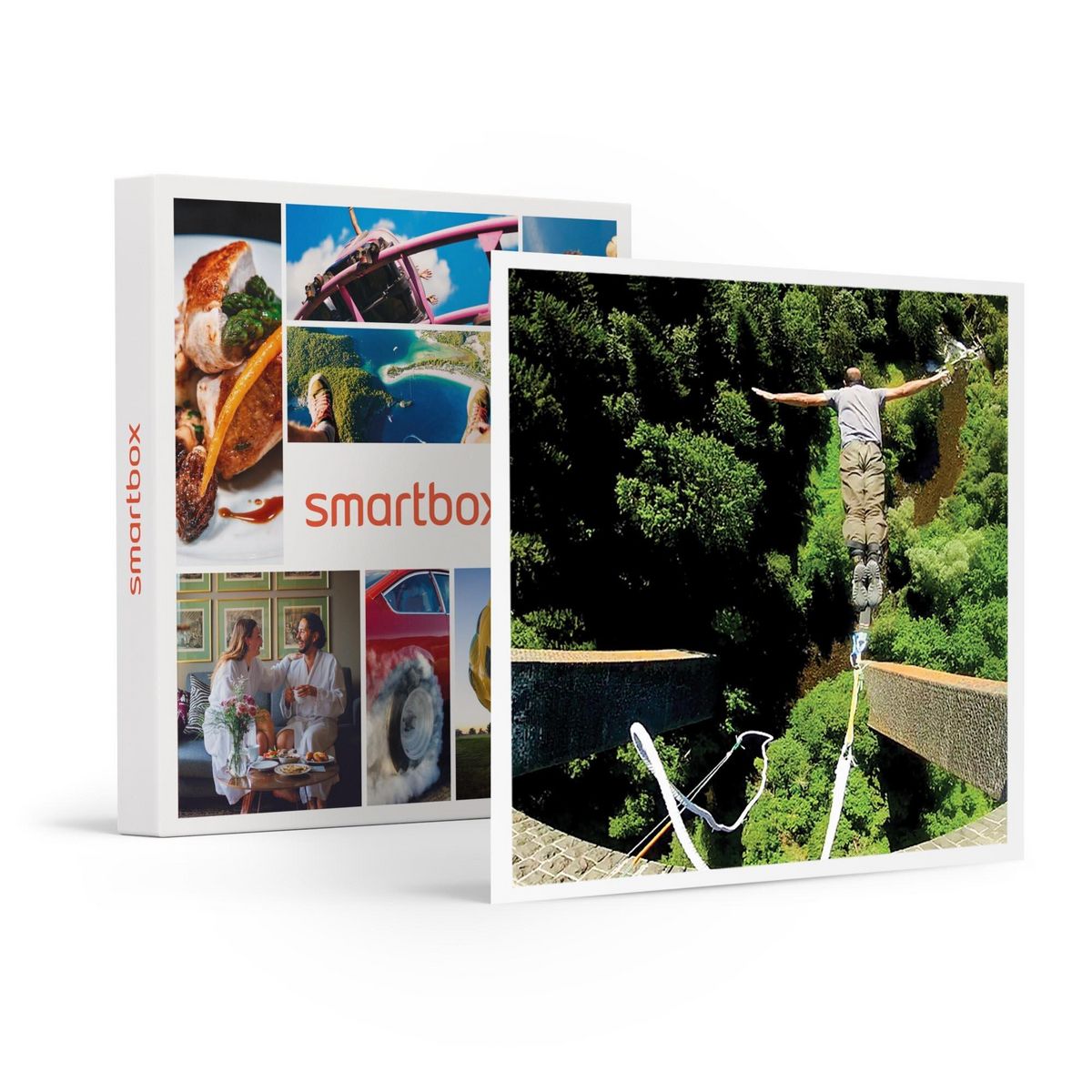 Smartbox Session de 2 sauts à l'élastique de 65 mètres au viaduc de la Recoumène - Coffret Cadeau Sport & Aventure