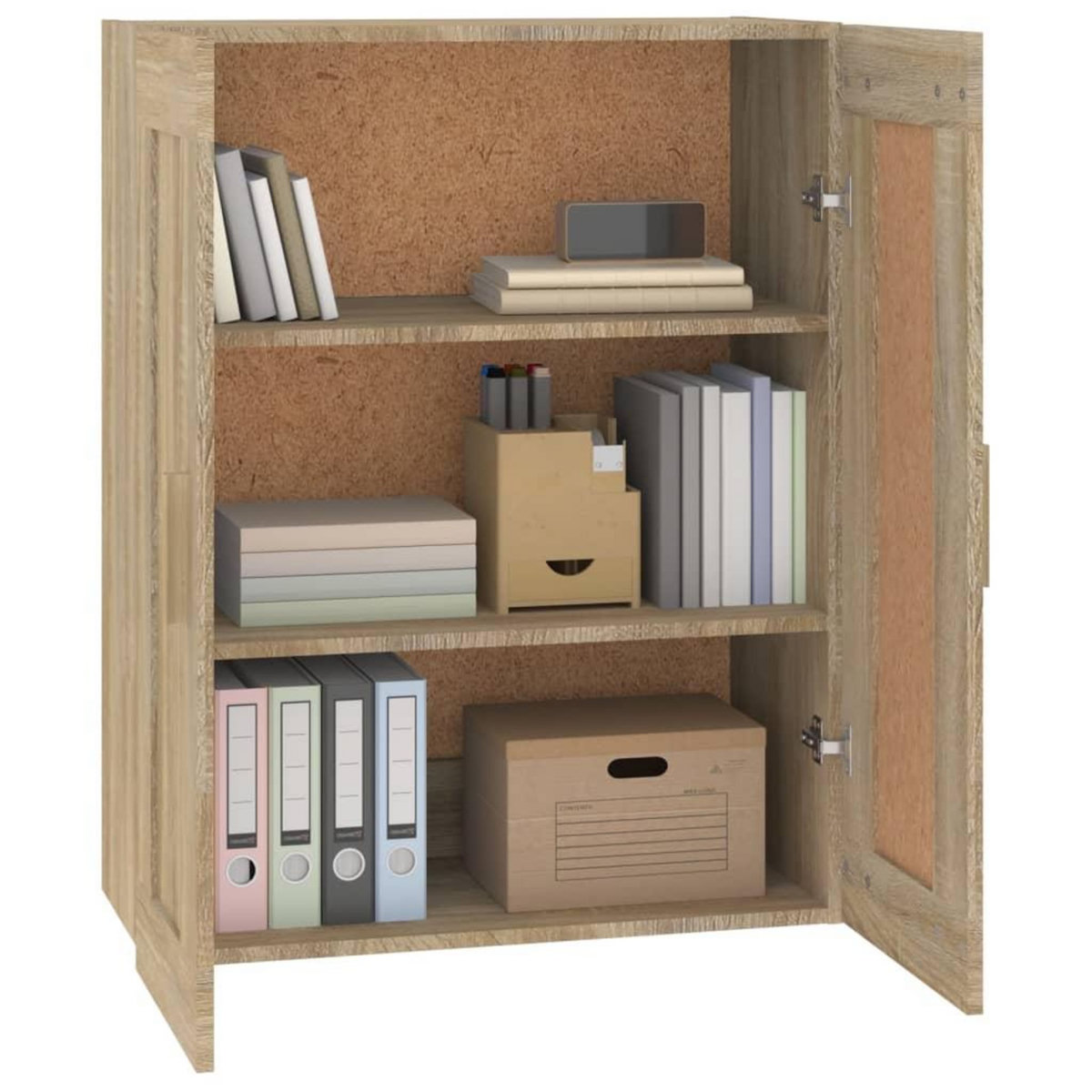 VIDAXL Armoire murale chene sonoma 69,5x32,5x90 cm bois ingenierie