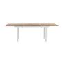 Voir la diapositive 4 : Paris Prix Table de Jardin Extensible  Panama  160-240cm Naturel & Blanc