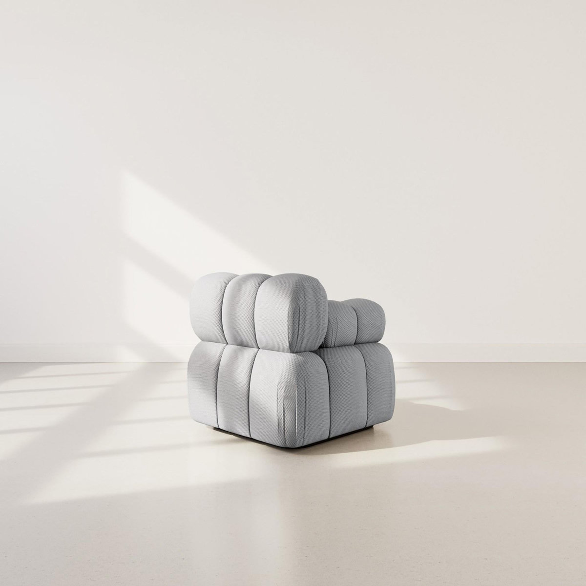 LISA DESIGN Ruby - module d'assise gauche en velours texturé