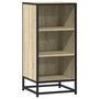 Voir la diapositive 2 : VIDAXL Buffet chene sonoma 35,5x35x76 cm bois d'ingenierie et metal