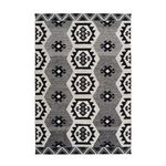 Paris Prix Tapis Coupe 3D à Poils Courts  Ethnie  Gris. Coloris disponibles : Gris