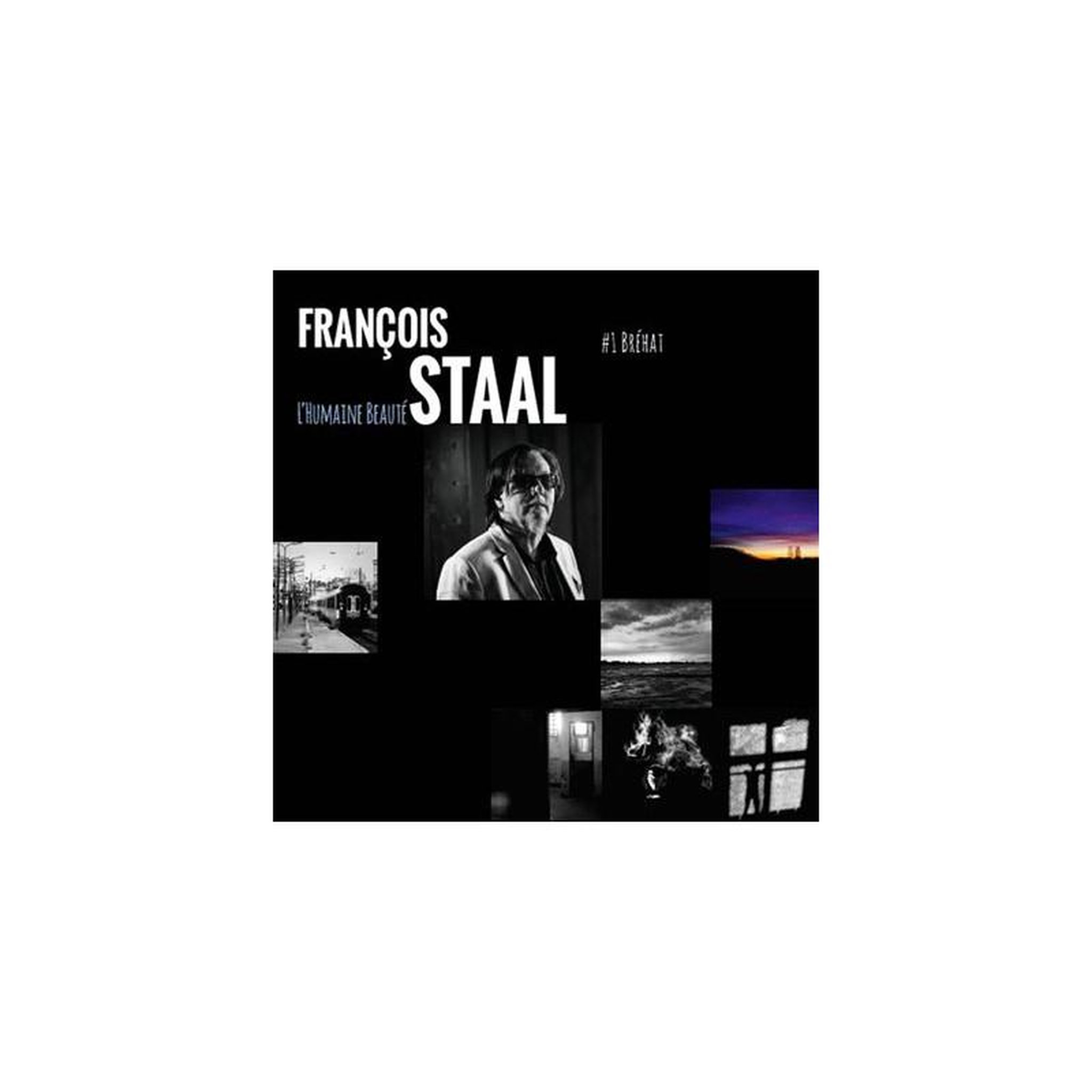 Vinyle « l humain beauté 1 bréhat » pochette noire