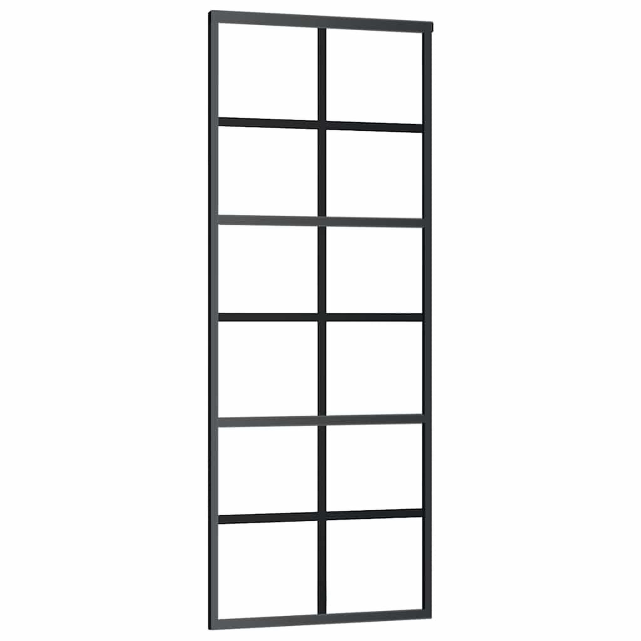 Voir la diapositive 3 : VIDAXL Porte coulissante avec kit de quincaillerie 76x205 cm Verre ESG