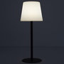 Voir la diapositive 4 : Paris Prix Lampe à Poser Extérieur  Rechargeable  40cm Noir