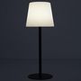 Voir la diapositive 4 : Paris Prix Lampe à Poser Extérieur  Rechargeable  40cm Noir