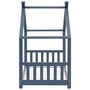 Voir la diapositive 5 : VIDAXL Cadre de lit d'enfant Gris Bois de pin massif 80x160 cm