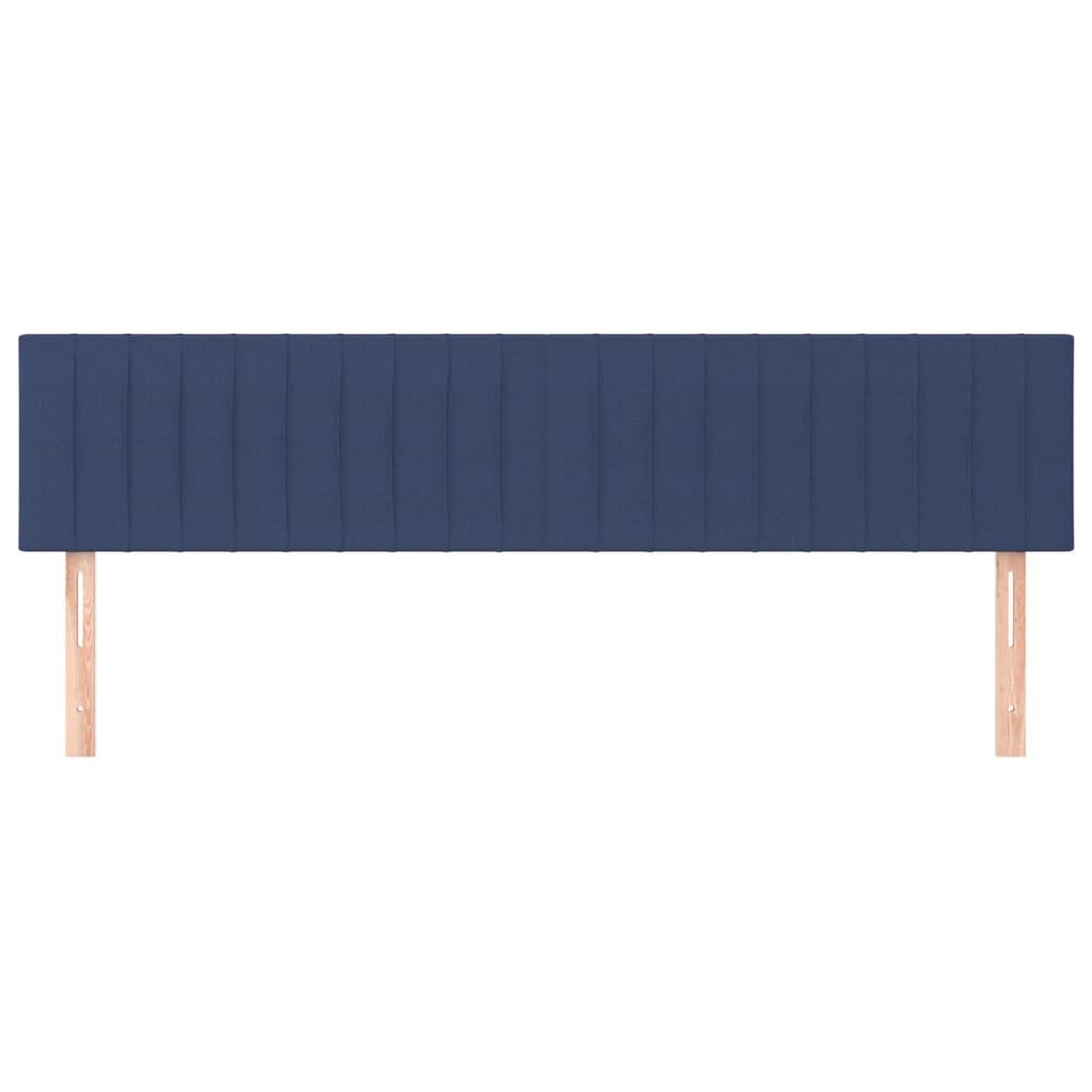 Voir la diapositive 3 : VIDAXL Tetes de lit 2 pcs Bleu 80x5x78/88 cm Tissu