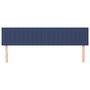 Voir la diapositive 3 : VIDAXL Tetes de lit 2 pcs Bleu 80x5x78/88 cm Tissu