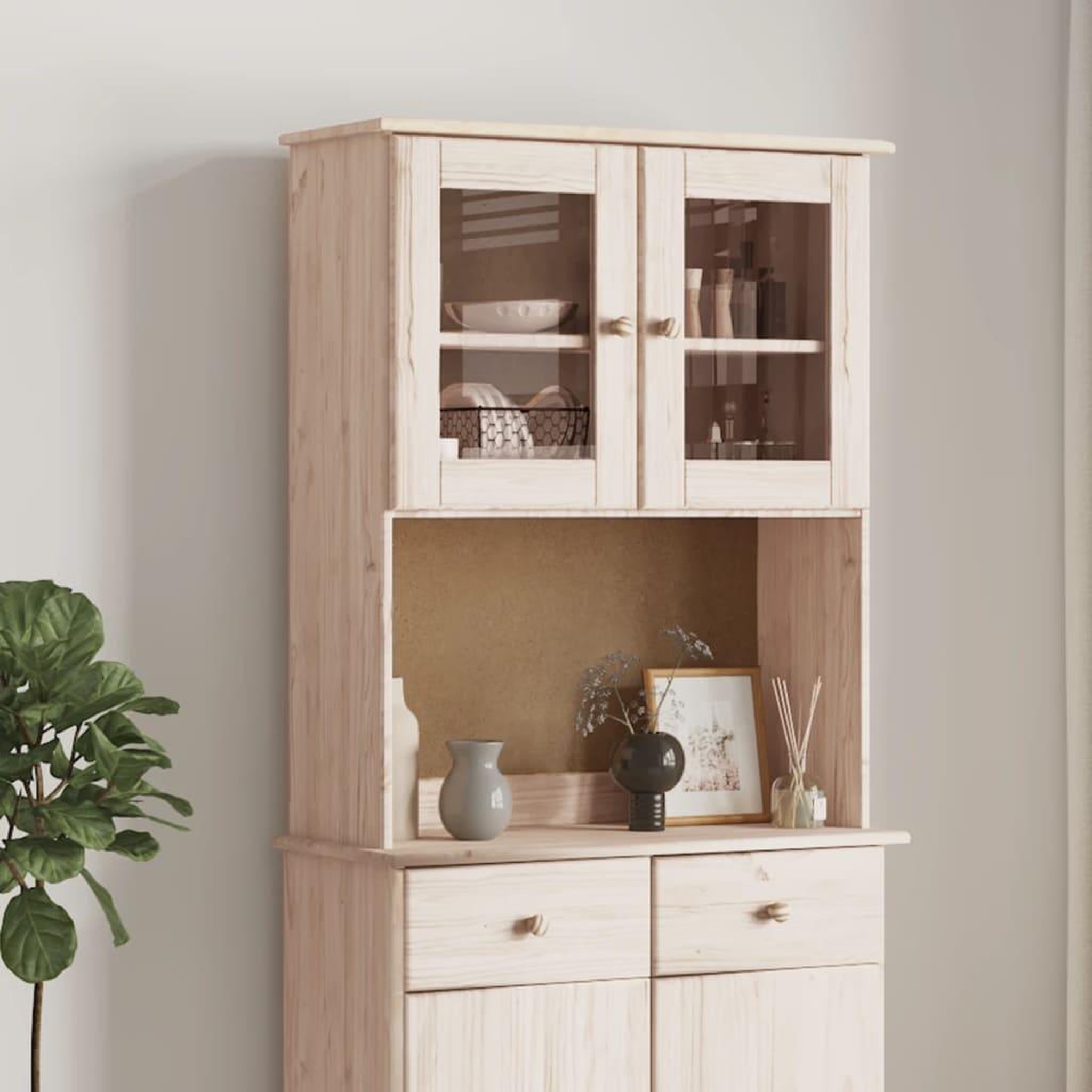 VIDAXL Dessus de commode ALTA 77x30x92 cm bois massif de pin