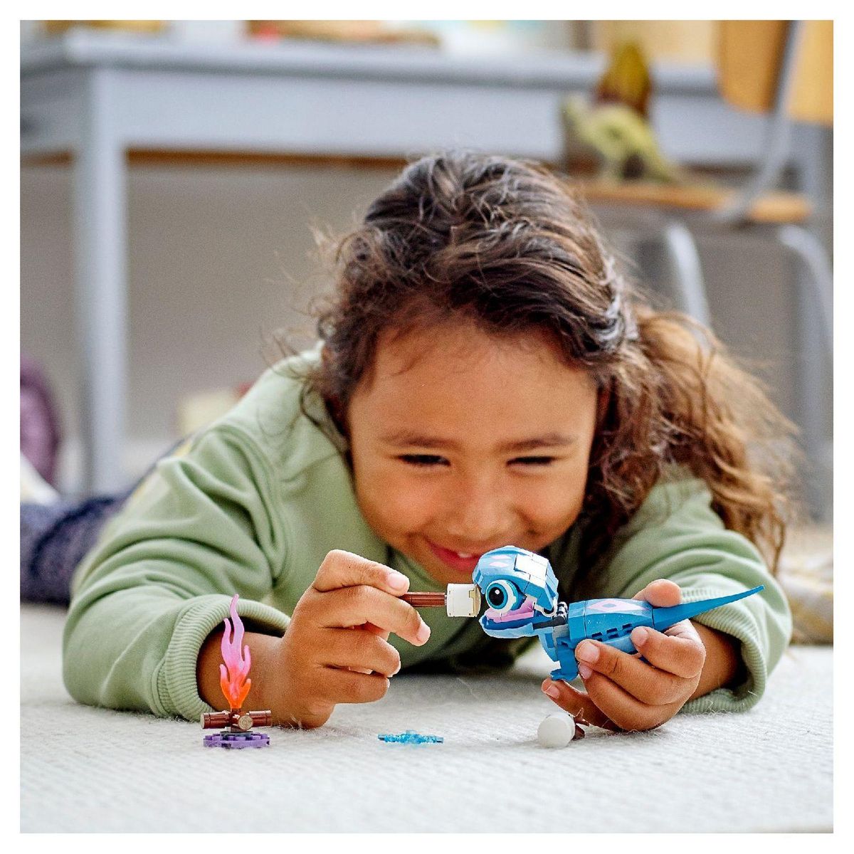 LEGO Disney Princess 43186 La Reine des neiges 2 Bruni la salamandre