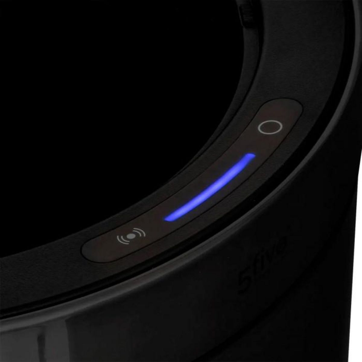 FIVE Poubelle de Cuisine Automatique en Métal  Delta  40L Noir