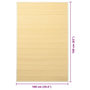Voir la diapositive 6 : VIDAXL Tapis en bambou 100x160 cm Naturel