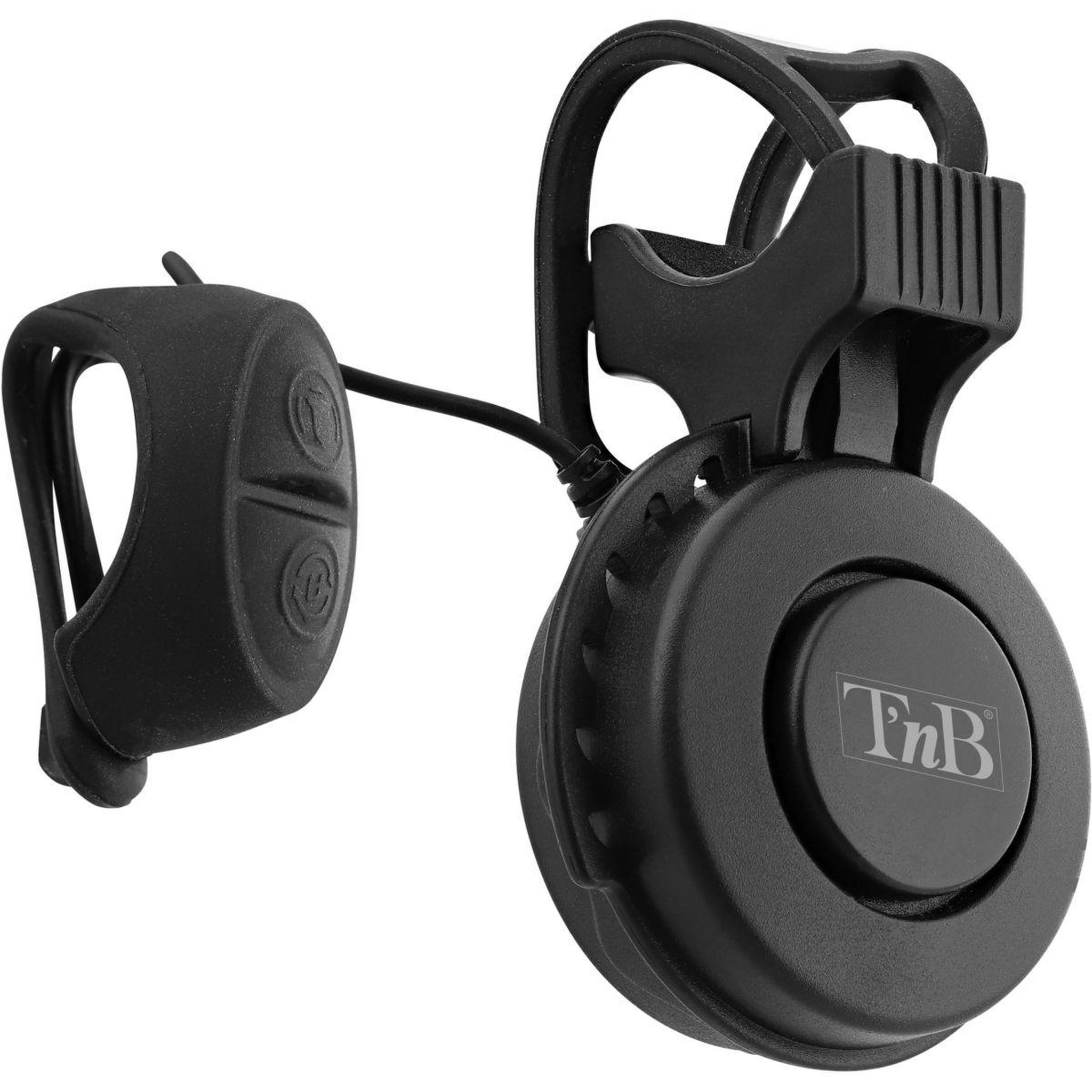 Voir la diapositive 3 : TNB Avertisseur sonore sonnette électronique pour guidon - noir