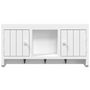 Voir la diapositive 5 : VIDAXL Armoire a cles Blanc 40x8,5x20 cm Bois d'ingenierie et acier