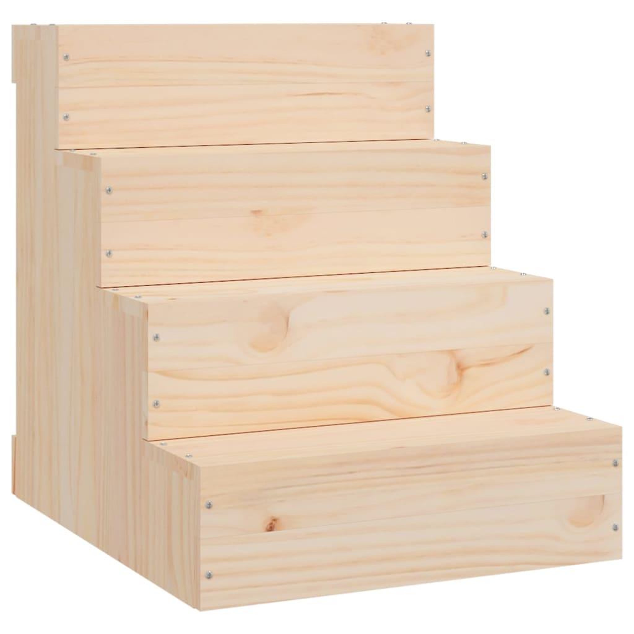 Voir la diapositive 2 : VIDAXL Escalier pour animaux de compagnie 40x49x47 cm Bois de pin