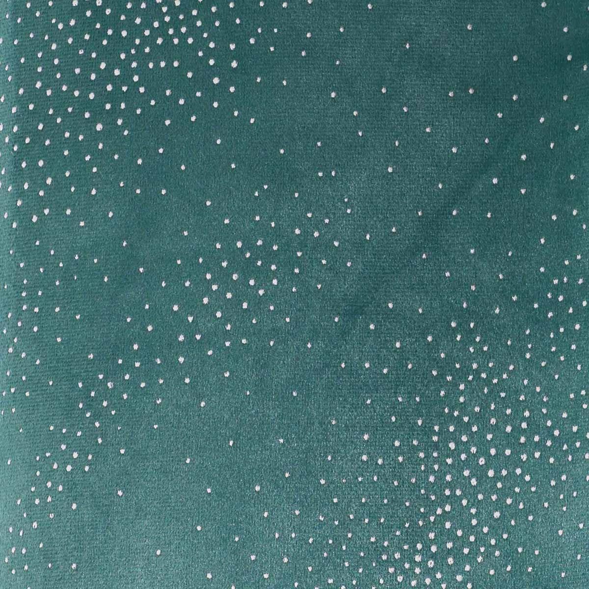 Voir la diapositive 3 : Douceur d'Intérieur Coussin velours déco  melrose  40x40cm pétrole