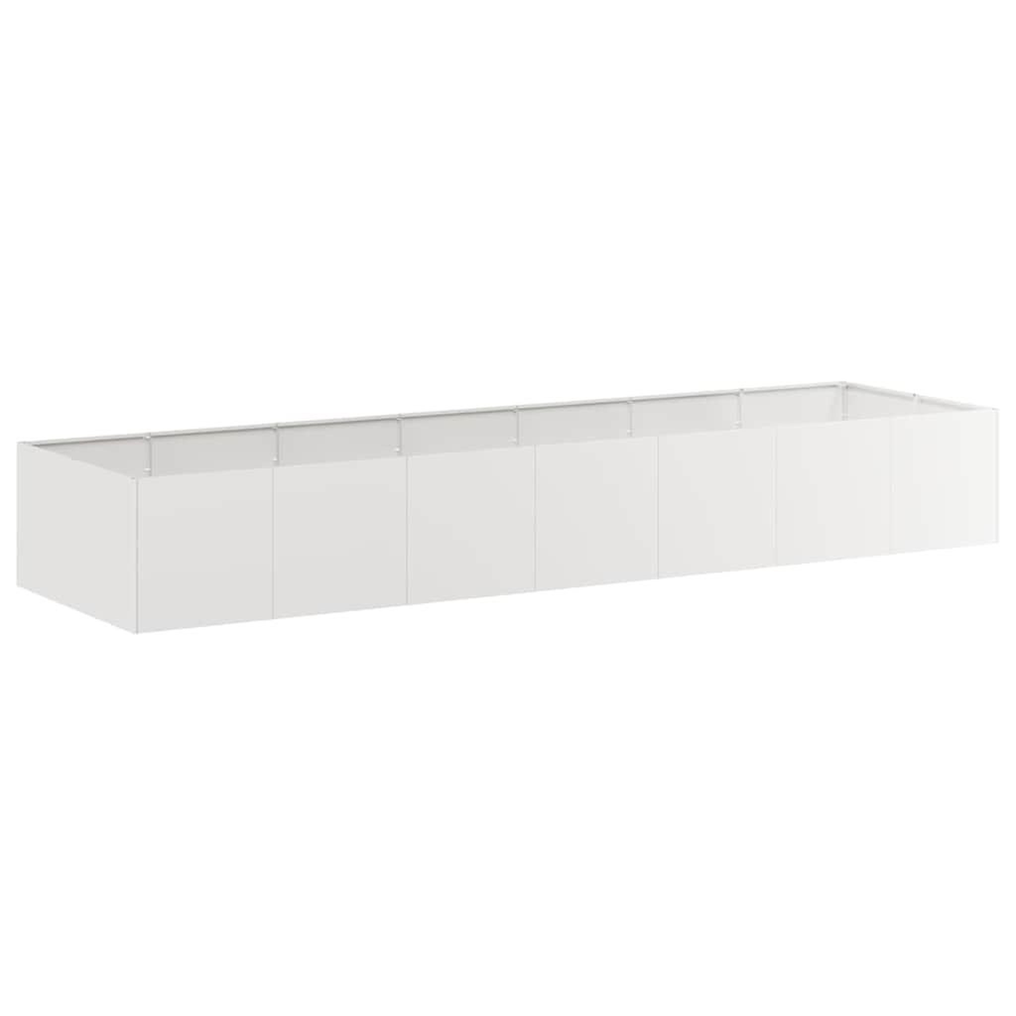 Voir la diapositive 2 : VIDAXL Jardiniere 280x80x40 cm acier inoxydable