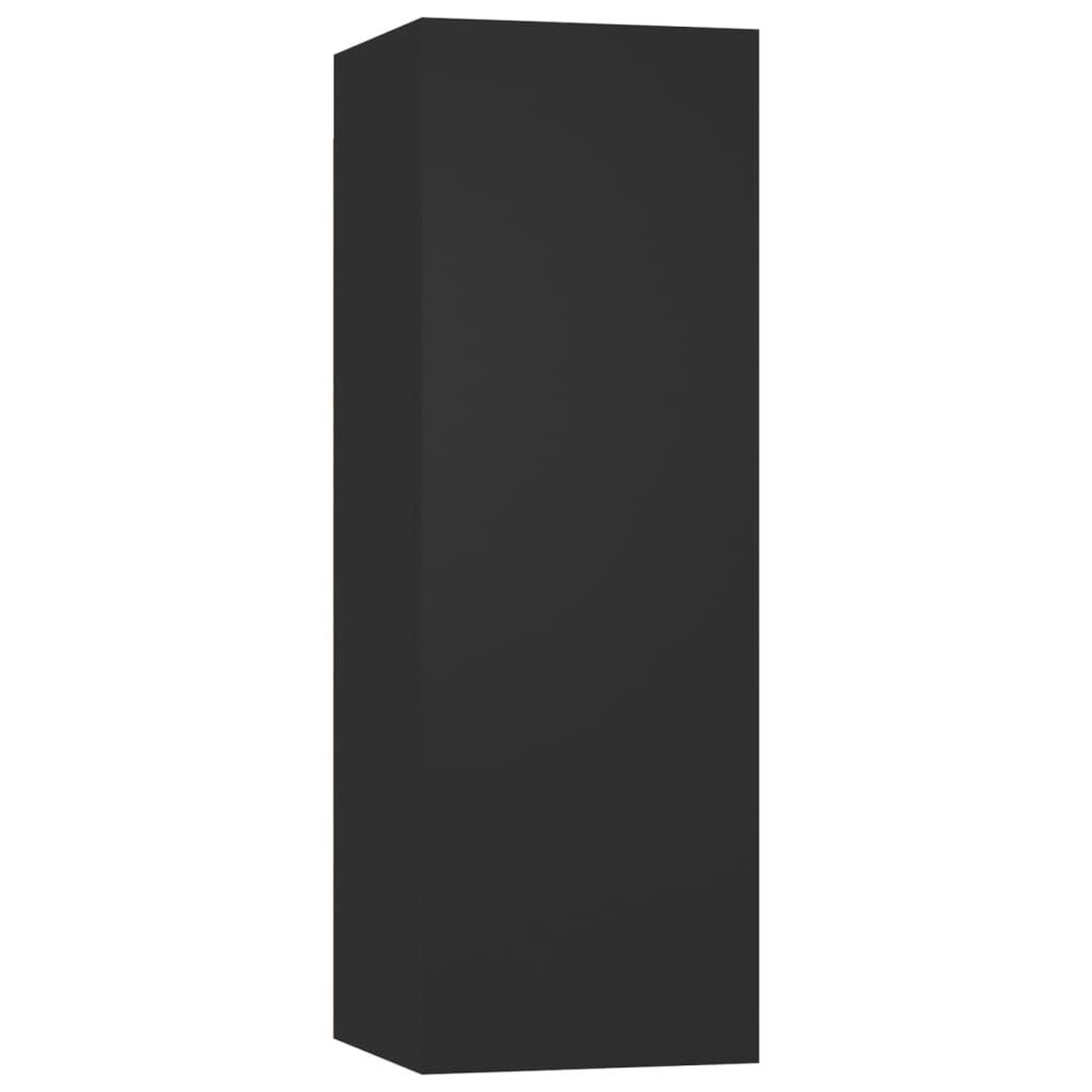 Voir la diapositive 4 : VIDAXL Ensemble de meubles TV 5 pcs Noir Bois d'ingenierie