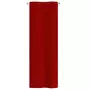 VIDAXL Ecran de balcon Rouge 80x240 cm Tissu Oxford