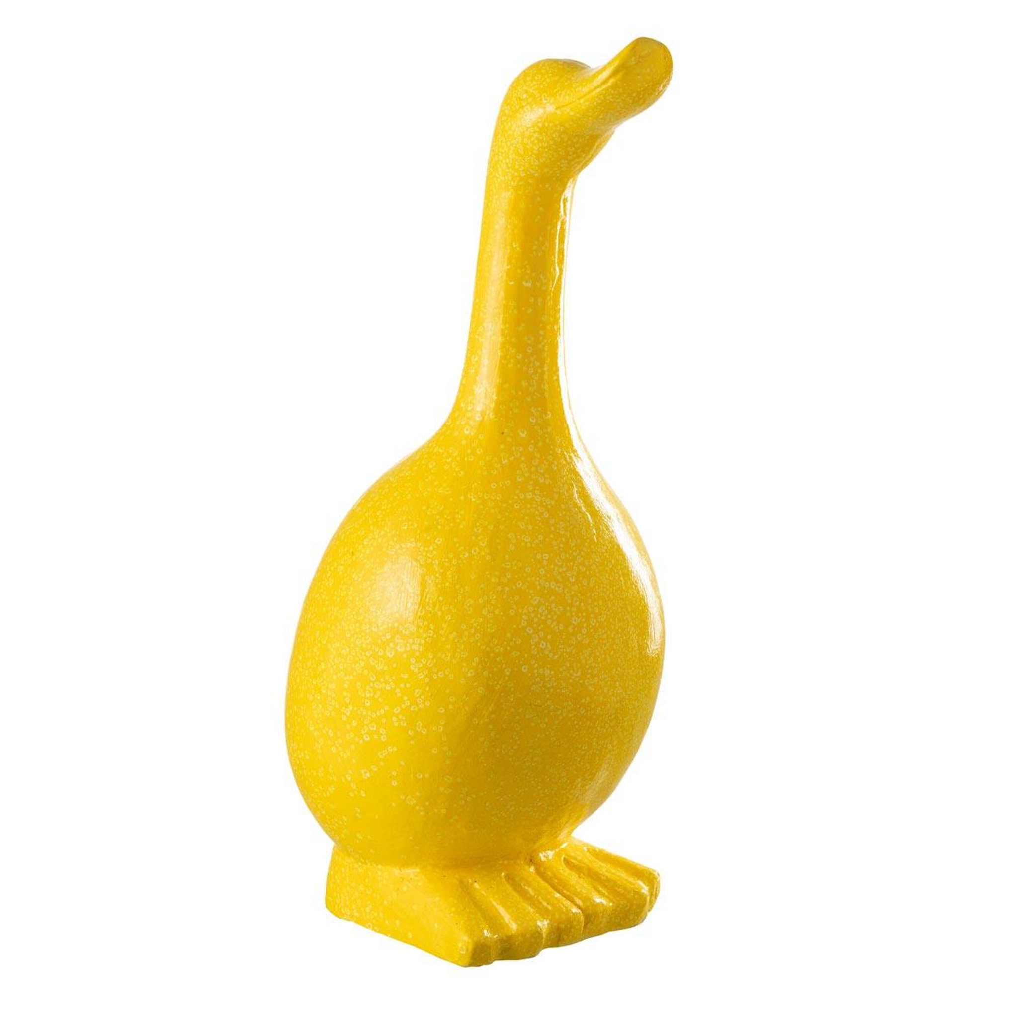 J-LINE Statue oie extérieur  wyatt  60cm jaune