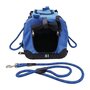 Voir la diapositive 1 : M PETS Sac de transport - M PETS - REMIX 2 en 1 Bleu - 41 x 28 x 28 cm - Pliable - Léger - Ceinture baudrier
