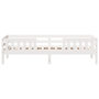 Voir la diapositive 4 : VIDAXL Cadre de lit sans matelas blanc 90x200 cm bois de pin massif