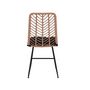 Voir la diapositive 6 : LISA DESIGN Forenza - lot de 4 chaises - effet rotin - coloris bois et noir