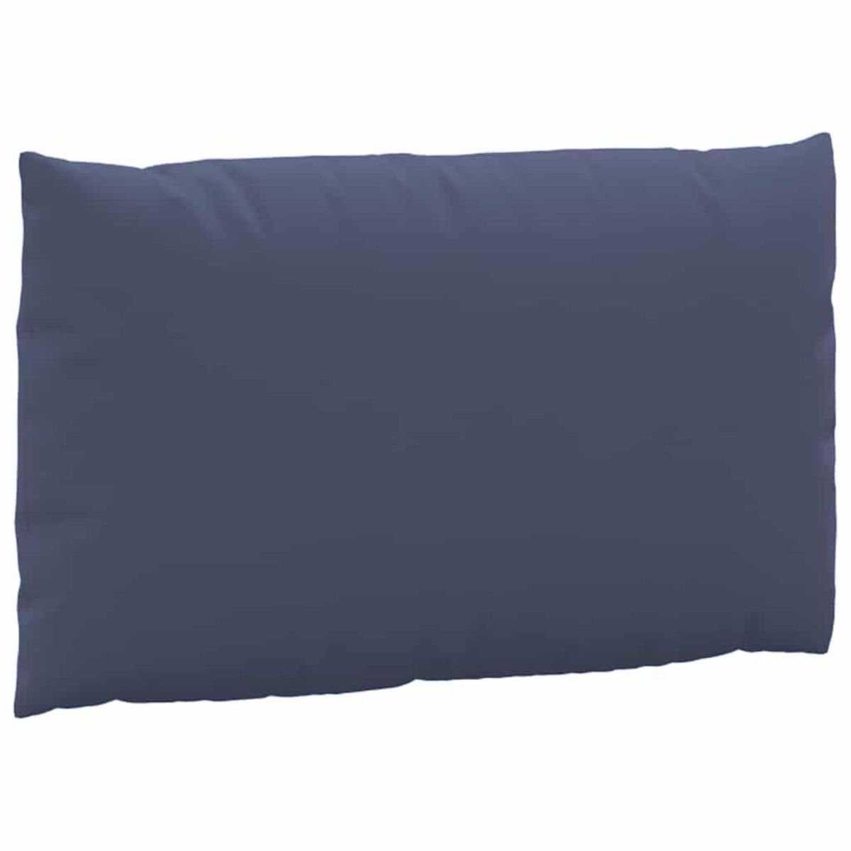 VIDAXL Coussins de palette lot de 2 bleu marine tissu