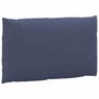 Voir la diapositive 5 : VIDAXL Coussins de palette lot de 2 bleu marine tissu