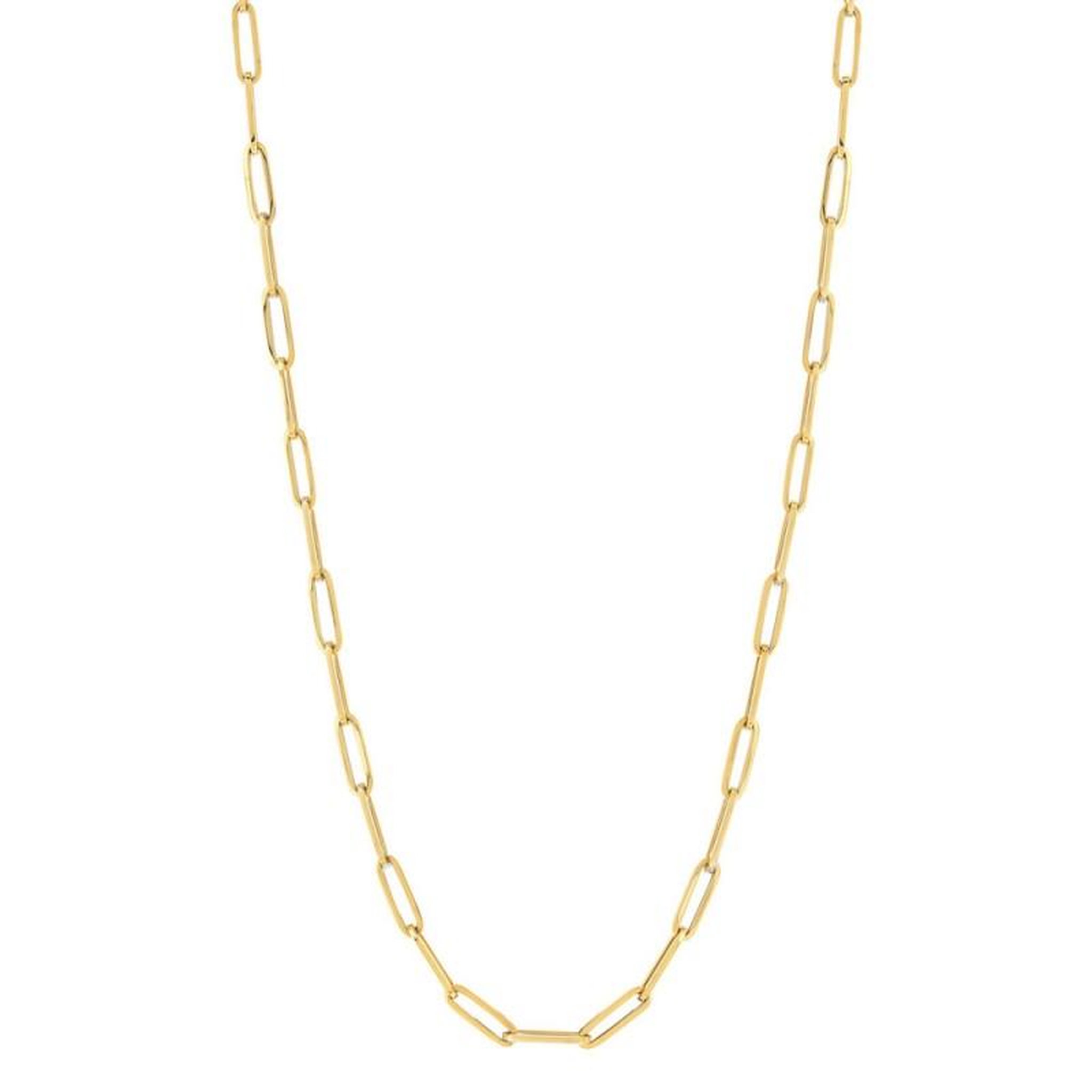 Voir la diapositive 1 : L'ATELIER D'AZUR Collier / Chaîne Or Jaune 18 Carats 750/000 - Maille Cheval - Homme - 50cm