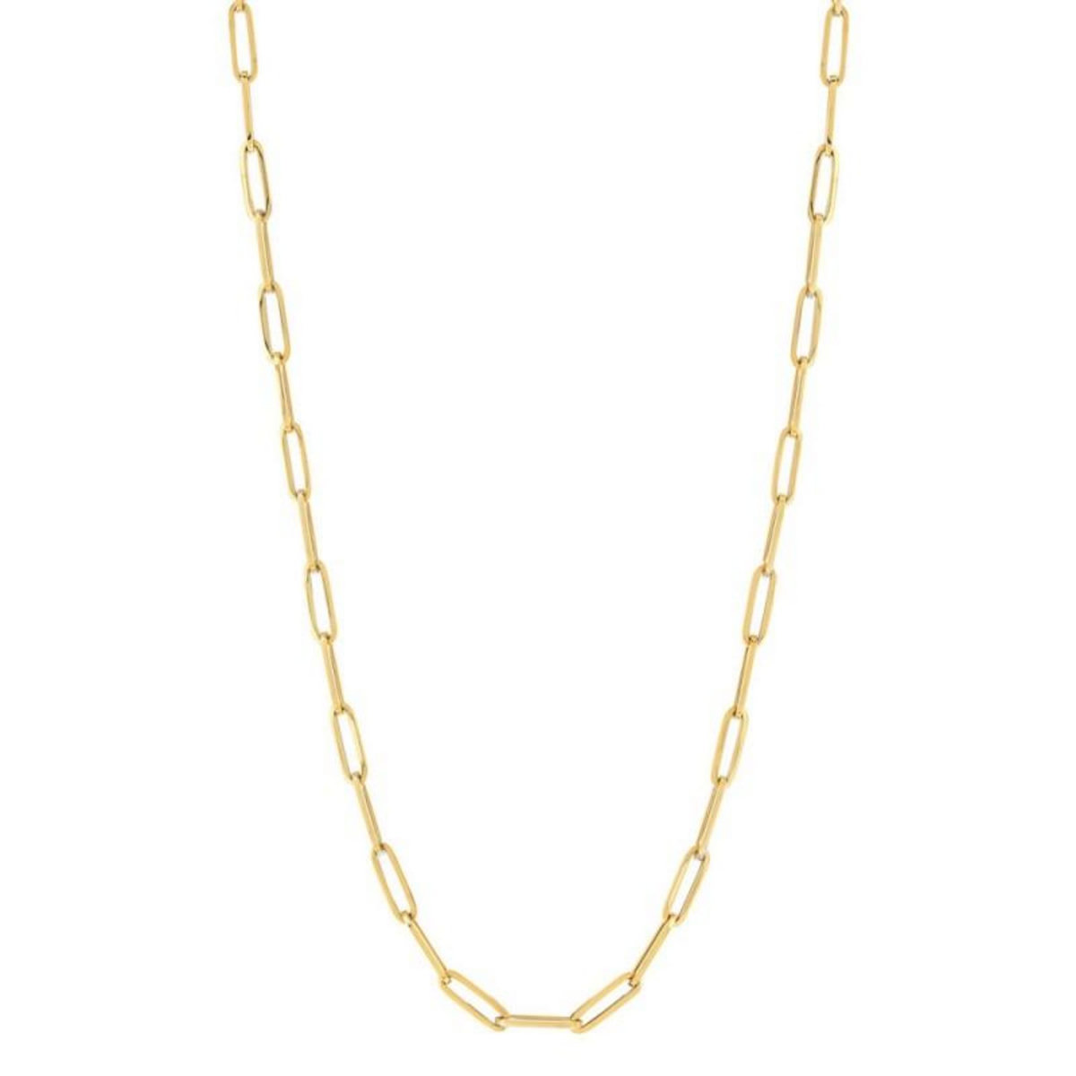 L'ATELIER D'AZUR Collier / Chaîne Or Jaune 18 Carats 750/000 - Maille Cheval - Homme - 50cm