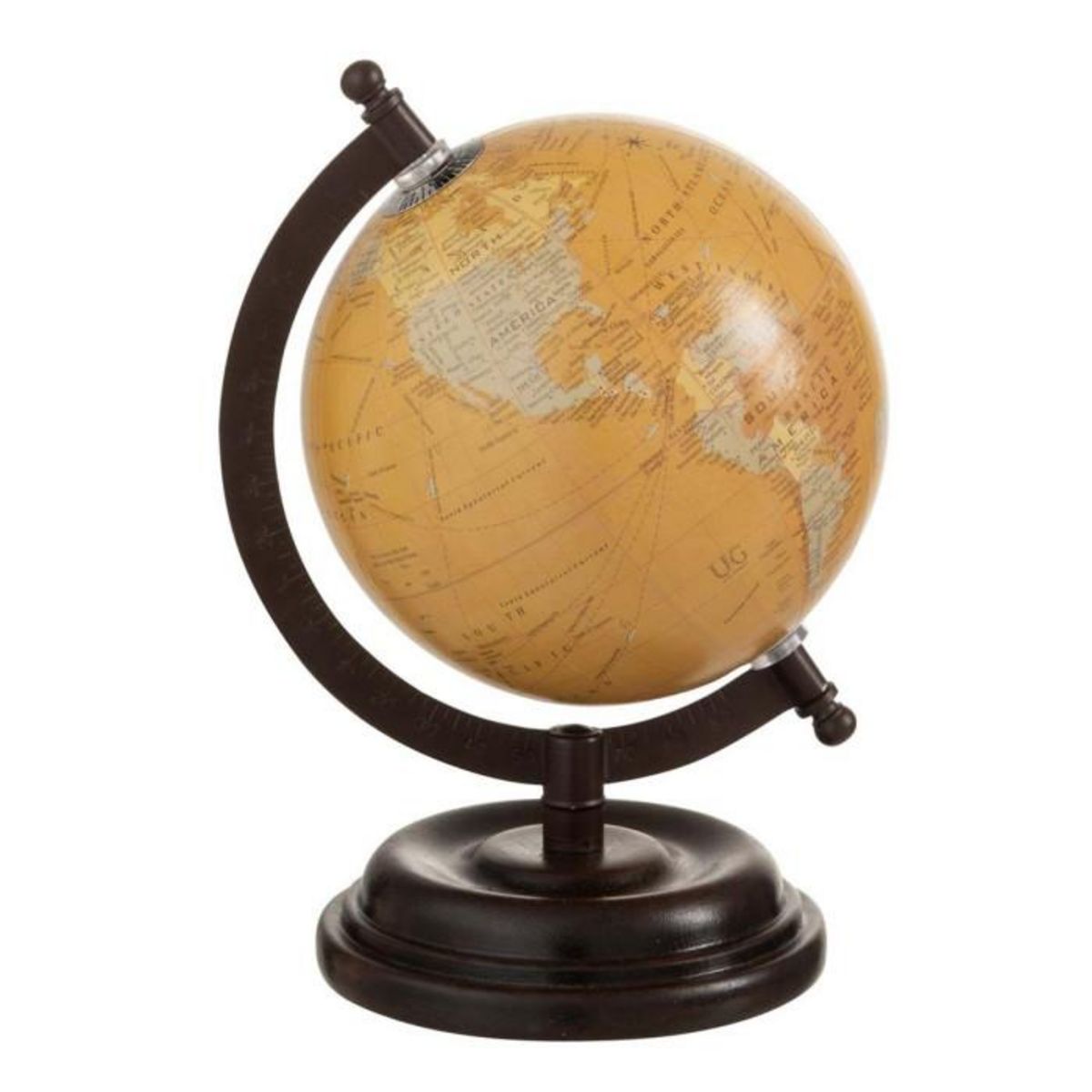 Paris Prix Globe Terrestre sur Pied Bois  Iconic  22cm Naturel
