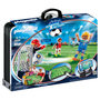 Voir la diapositive 1 : PLAYMOBIL 70244 - Sports et Action - Grand terrain de football transportable