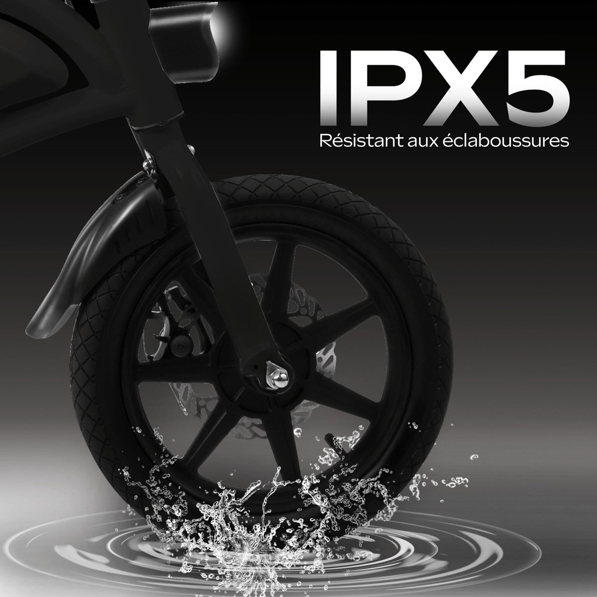 URBANGLIDE Draisienne Électrique Adulte E-bike 120 – Moteur 1000W - Autonomie Jusqu'a 18 km - Pneu 12  Gonflable - Batterie 42V/5.2Ah - Poids 15Kg