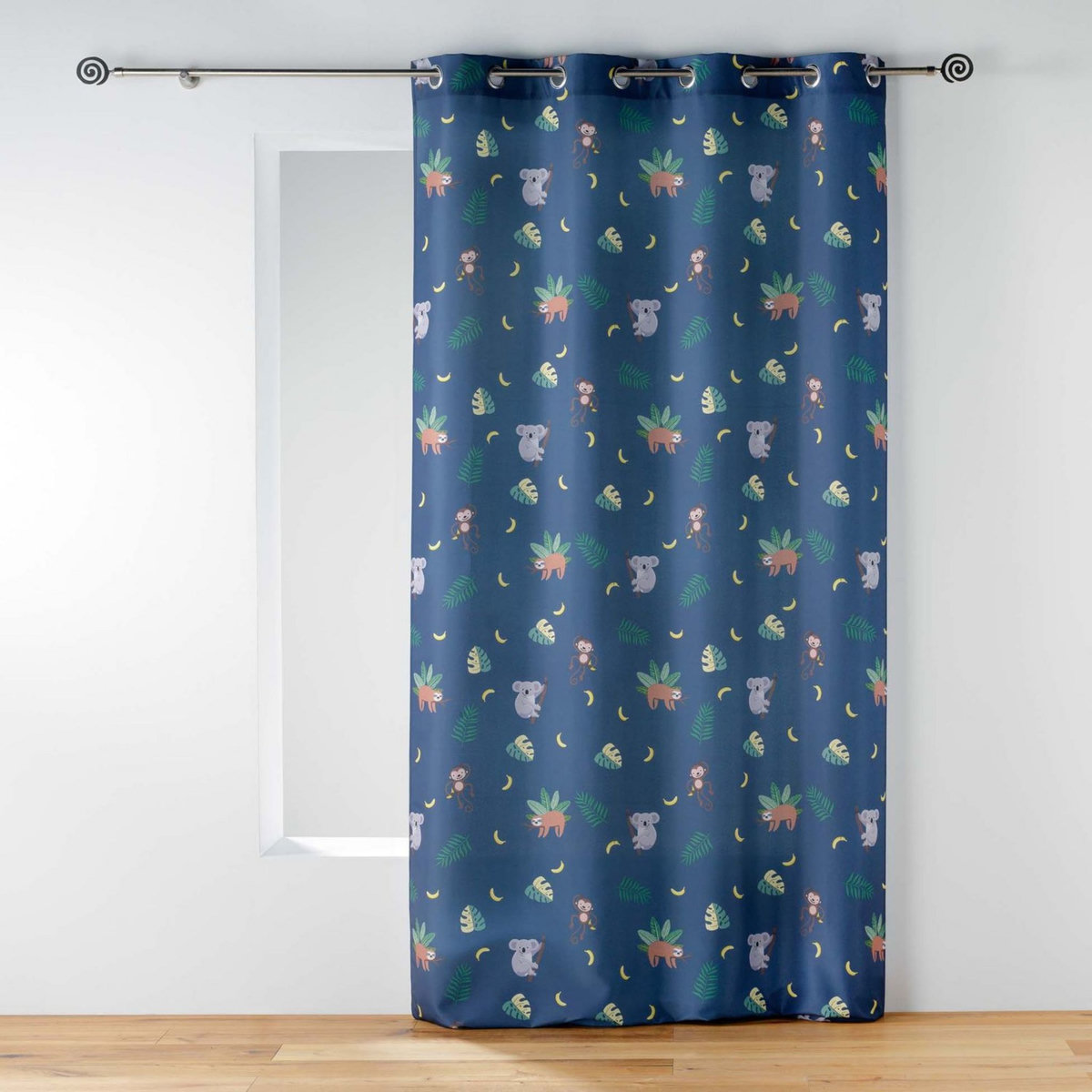 Douceur D'intérieur Rideau imprimé à &oelig;illets en polyester MARLEY