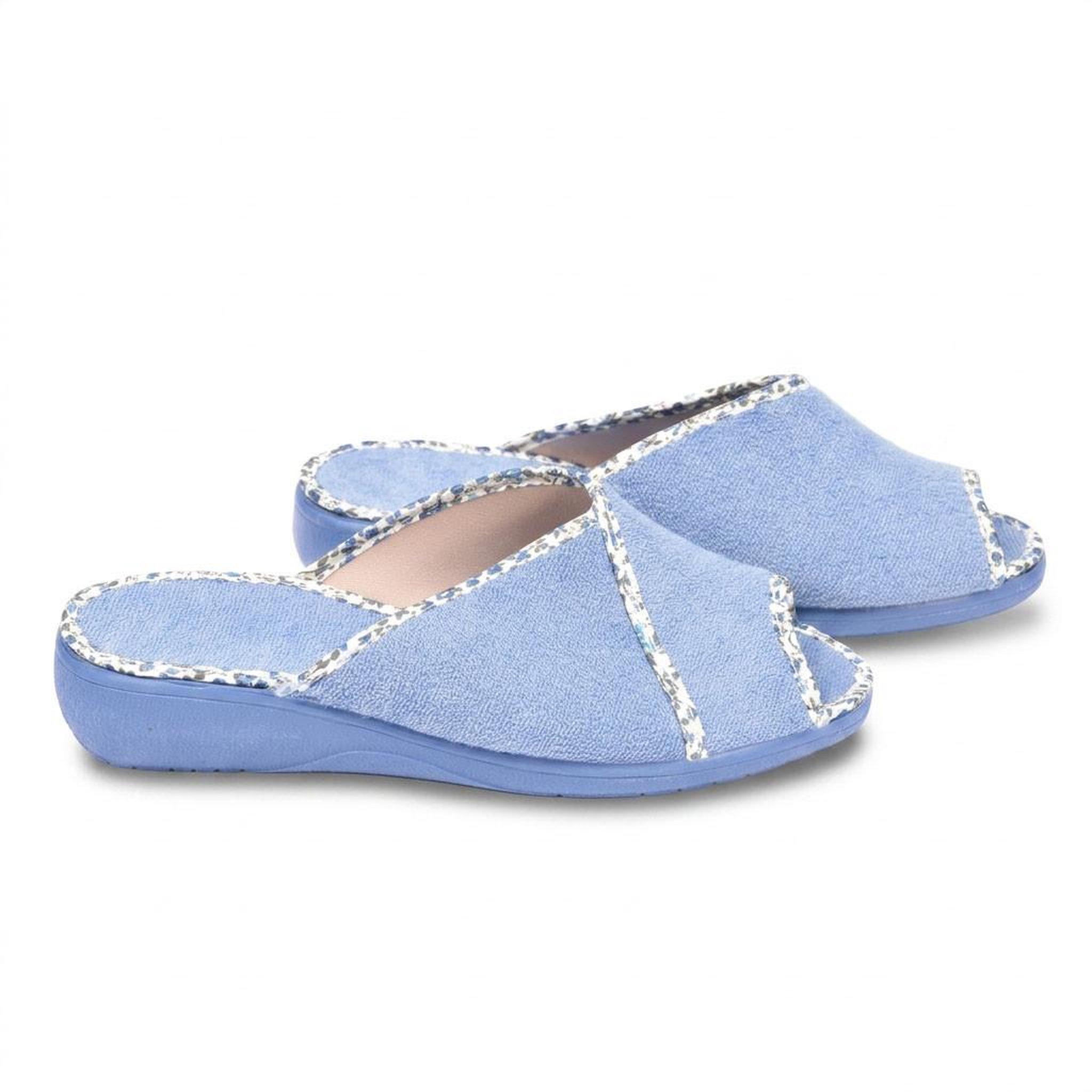 Voir la diapositive 3 : OZABI OZABI-Pantoufle Mule Femme Eponge Respirante Fabrication Espagnole, Bout Ouvert