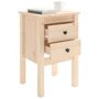 Voir la diapositive 4 : VIDAXL Table de chevet 40x35x61,5 cm Bois de pin massif