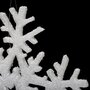 Voir la diapositive 3 : FEERIC LIGHT & CHRISTMAS Décoration de Noël 6 Flocons  Polaire  20cm Blanc