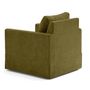 Voir la diapositive 6 : LISA DESIGN Serena - fauteuil déhoussable en velours texturé